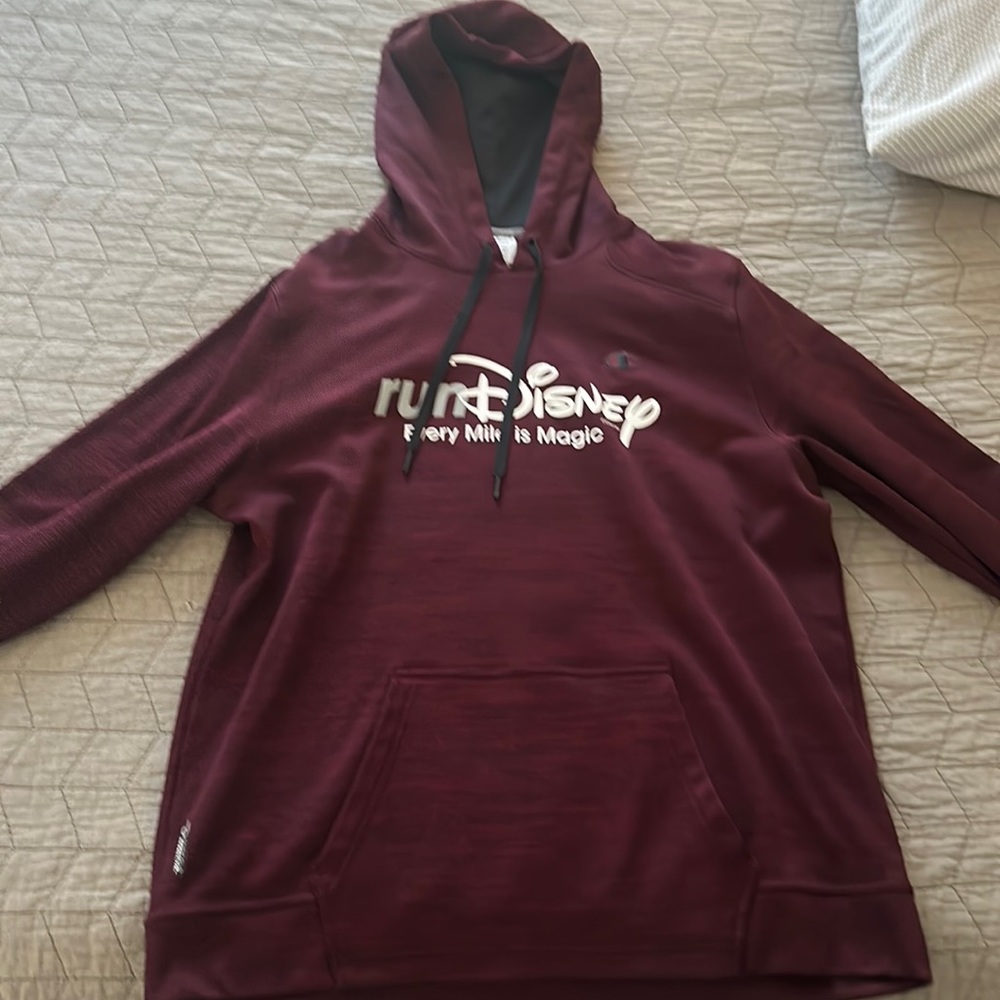 Champion RunDisney Disney Sweatshirt Burgundy